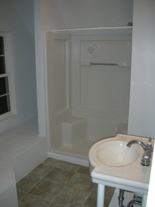 Victorian attic suite bathroom