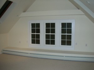 Victorian attic suite window bay